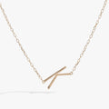 Initial K Precious Elongated Necklace T-Shirts