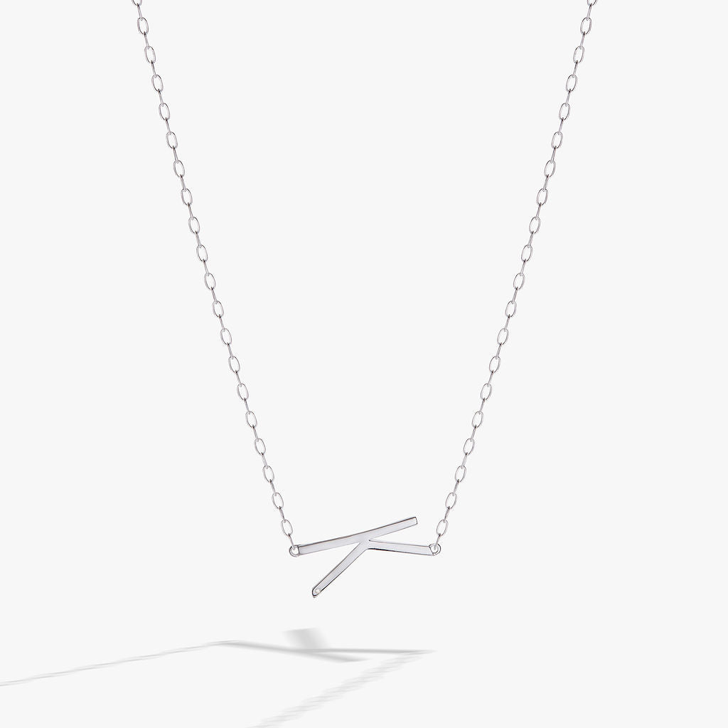 Initial K Precious Elongated Necklace T-Shirts