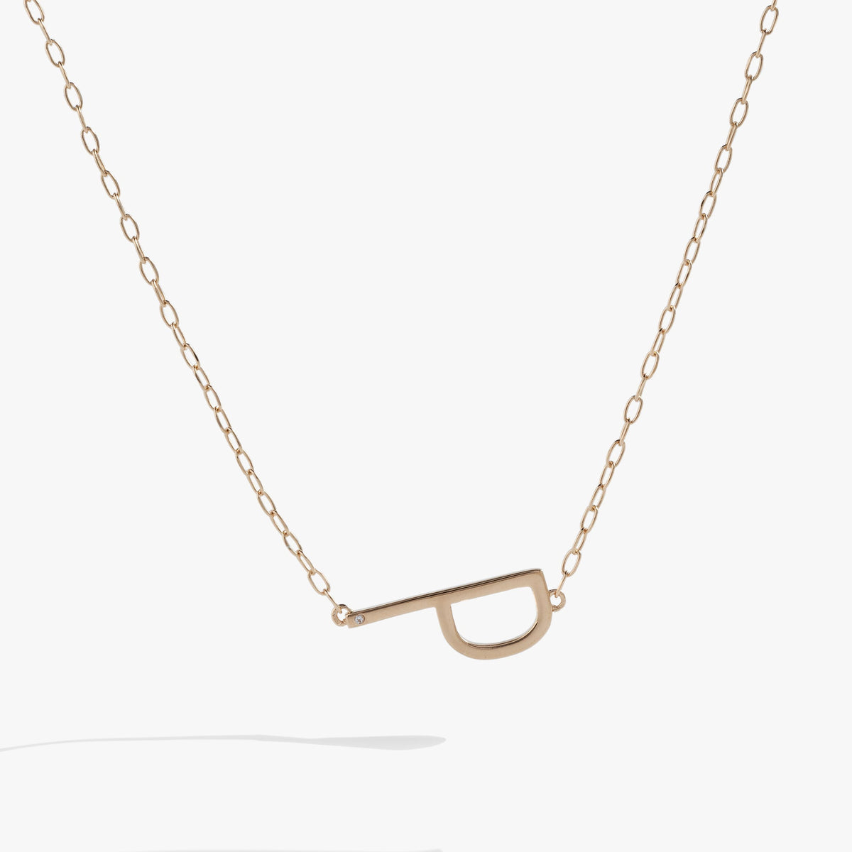 Initial P Precious Elongated Necklace T-Shirts