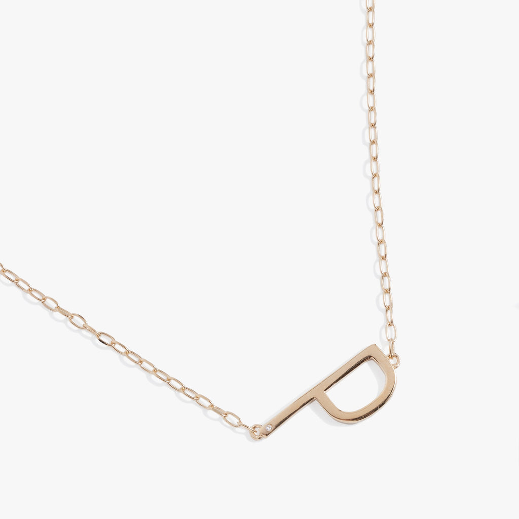 Initial P Precious Elongated Necklace T-Shirts
