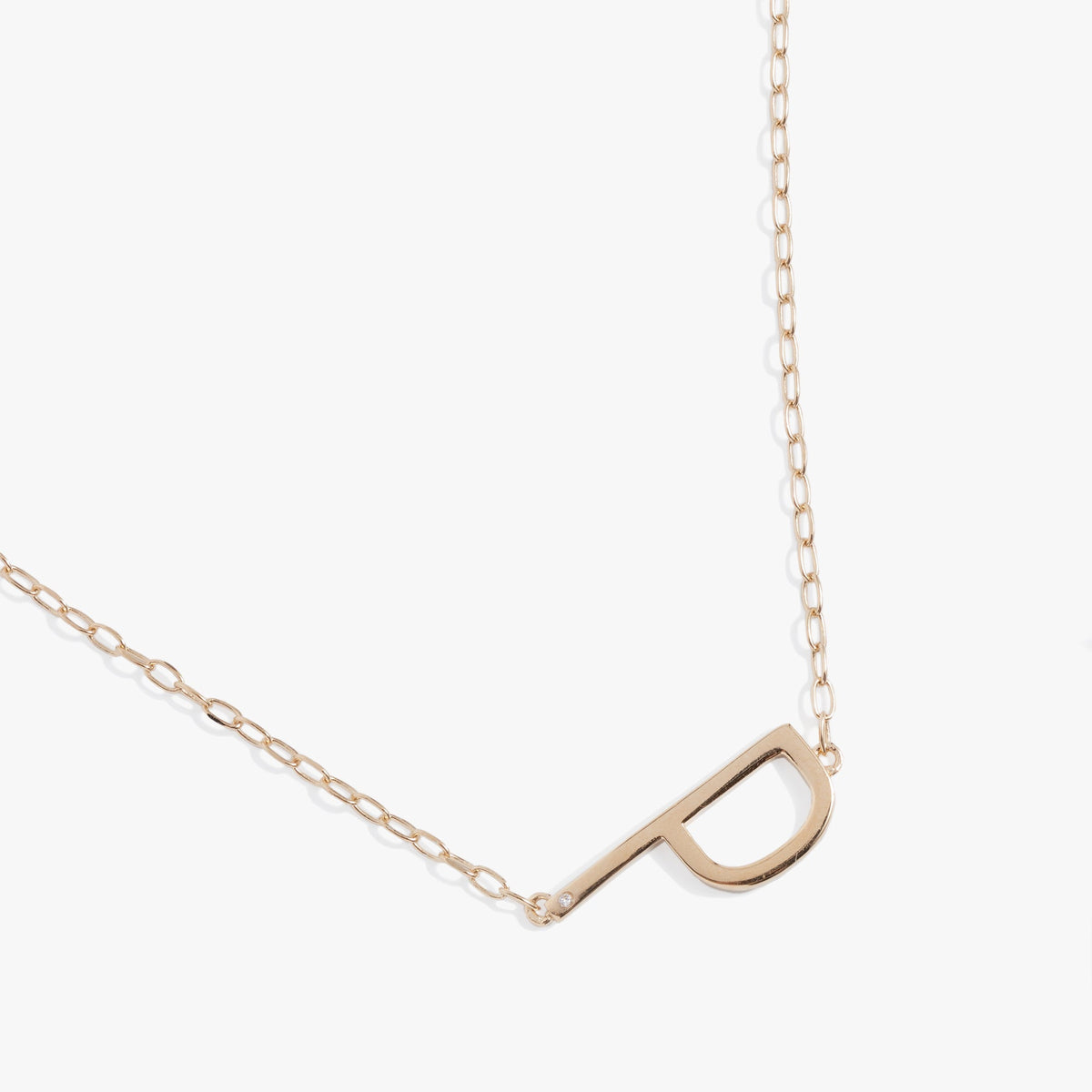 Initial P Precious Elongated Necklace T-Shirts