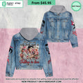 Elvis Presley I can’t Falling in Love With You Hooded Denim Jacket