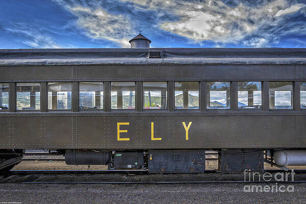 Ely Nevada Print Unisex , , , Long Sleeve Tee