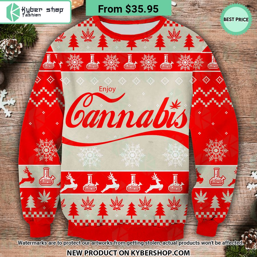 Enjoy Cannabis Christmas Sweater