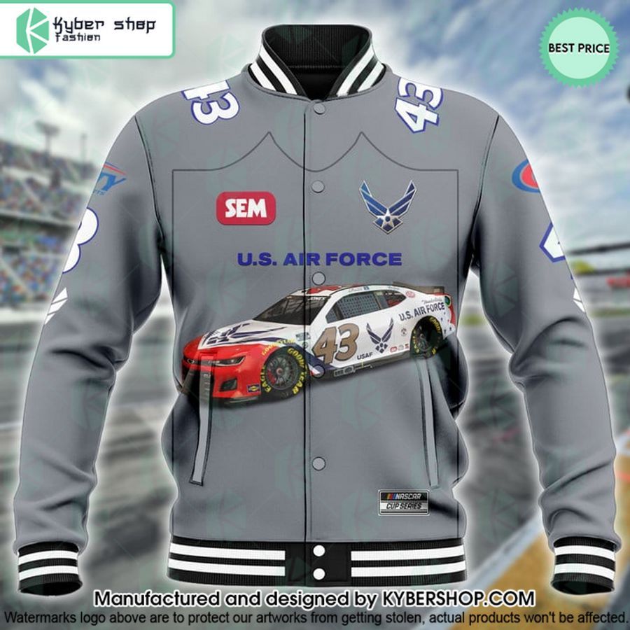 Erik Jones 43 Nascar US Air Force Baseball Jacket