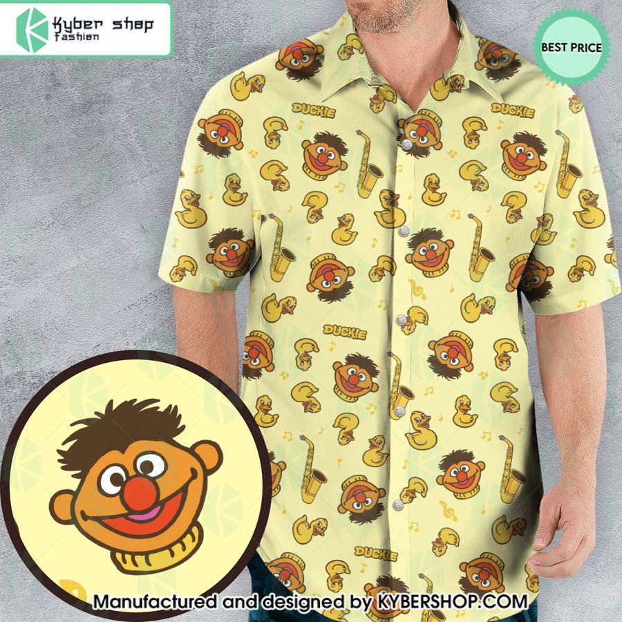 Ernie And Rubber Duckie The Muppets Hawaiian Shirt