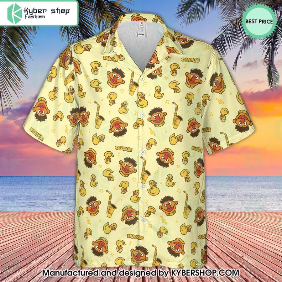 Ernie And Rubber Duckie The Muppets Hawaiian Shirt