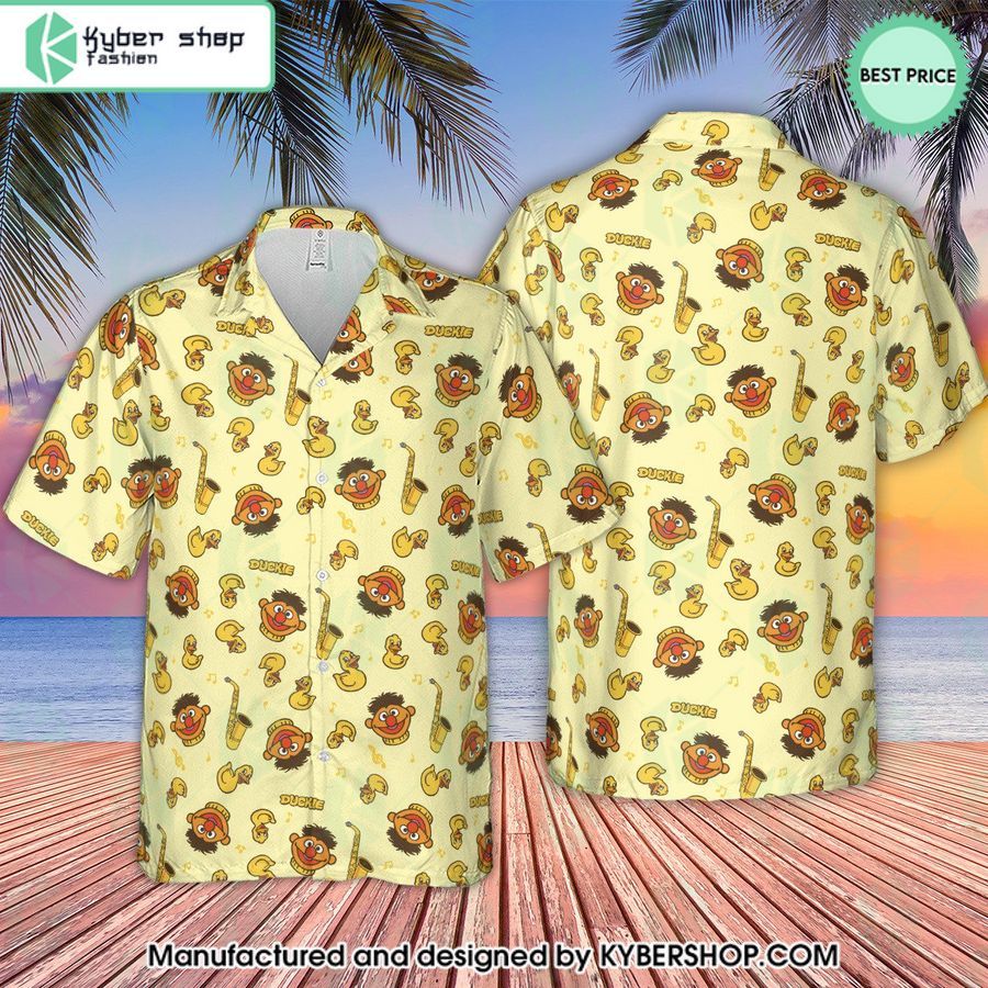 Ernie And Rubber Duckie The Muppets Hawaiian Shirt