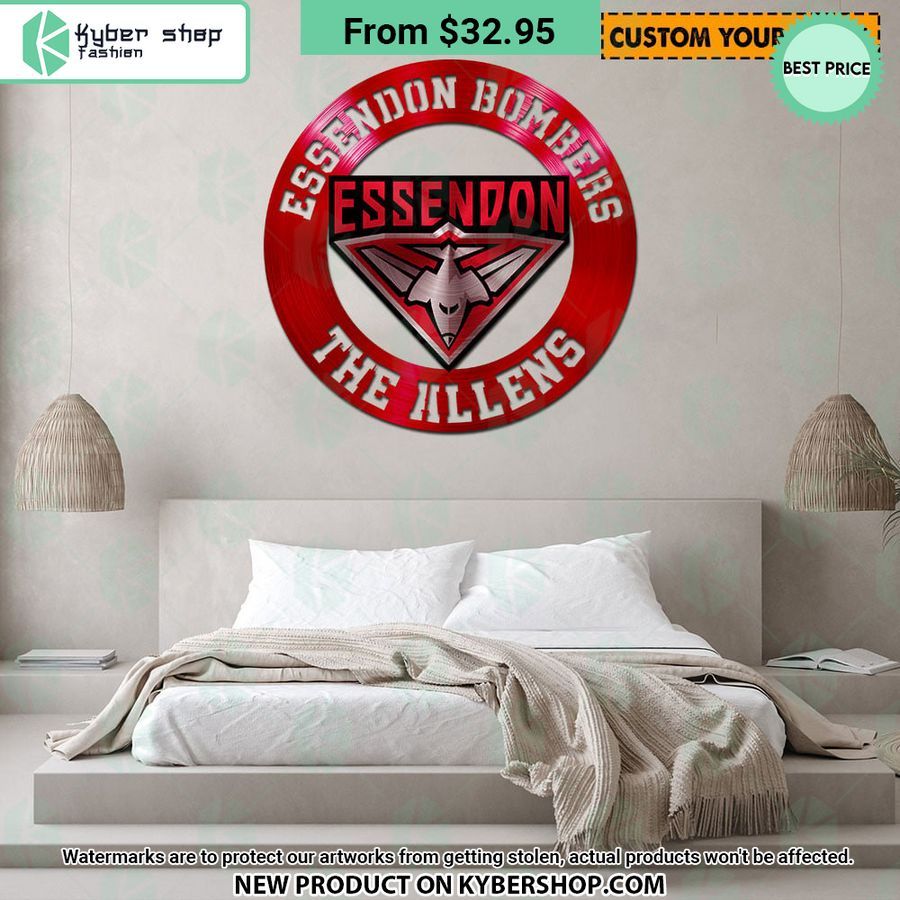 Essendon Bombers CUSTOM Metal Sign