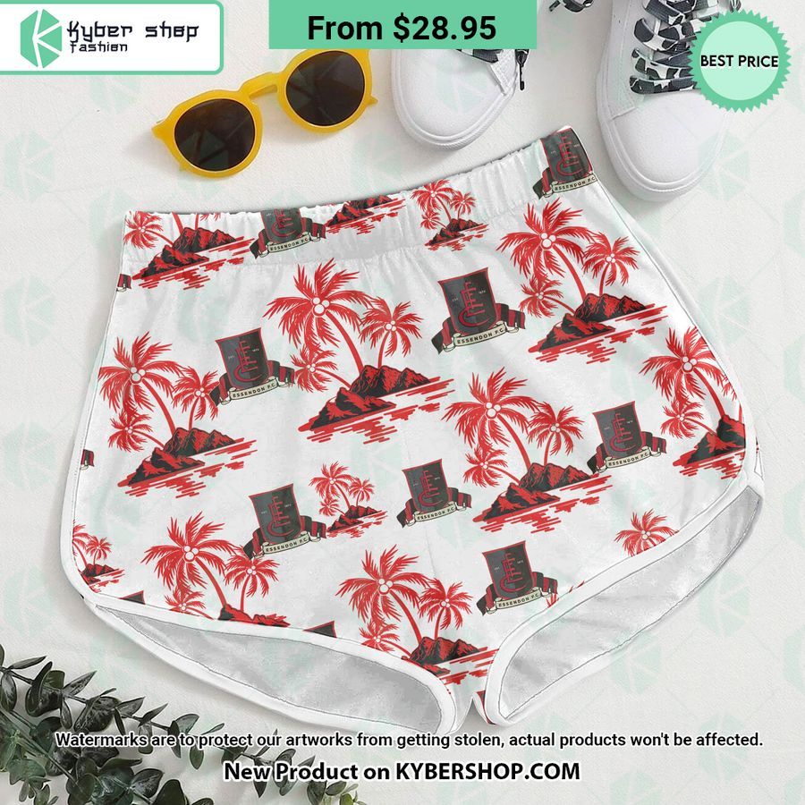 Essendon Football Club Hawaiian Shirt Shorts