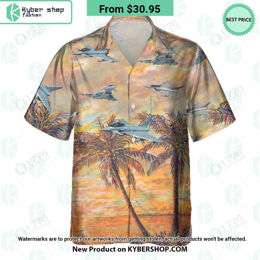 Eurofighter Typhoon Hawaiian Shirt