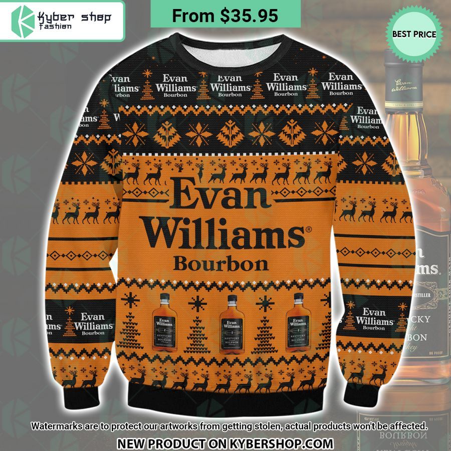 Evan Williams Bourbon Sweater