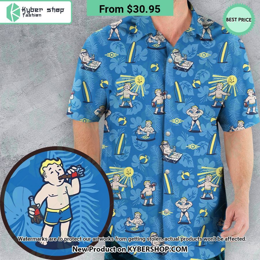 Fallout Nuclear Summer Beach Hawaiian Shirt
