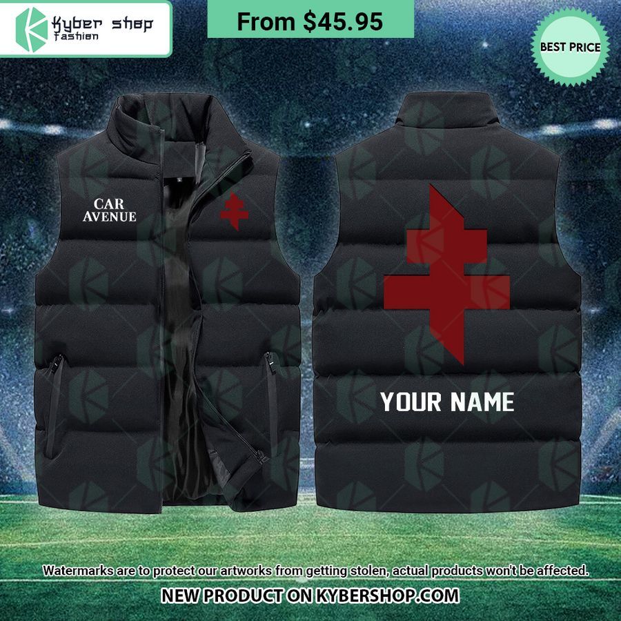 FC Metz CUSTOM Sleeveless Puffer Down Jacket