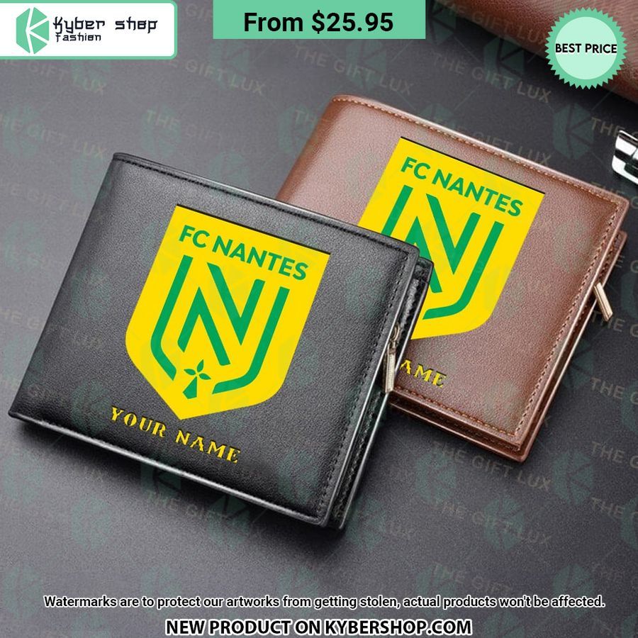 FC Nantes CUSTOM Leather Wallet