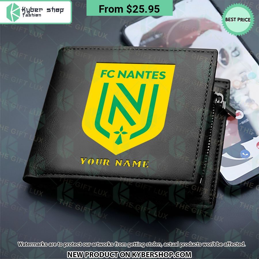 FC Nantes CUSTOM Leather Wallet