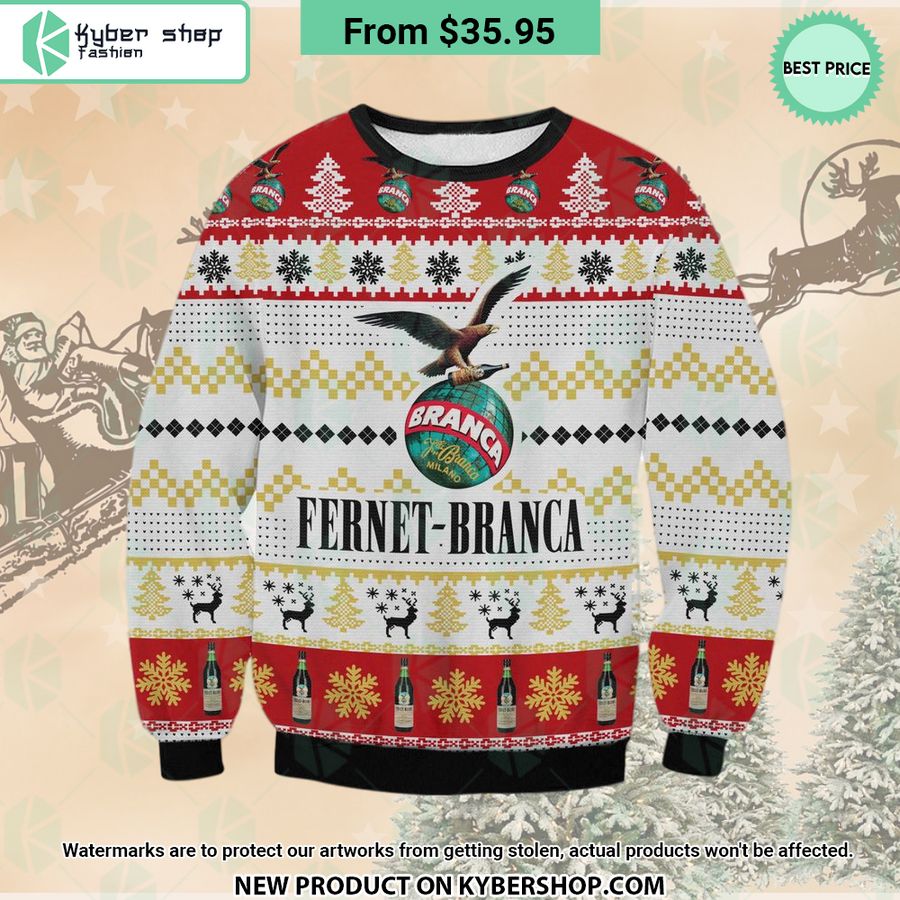 Fernet Branca Christmas Sweater