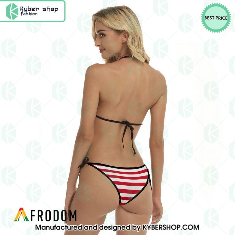 Fireball Whisky US Flag Bikini Set