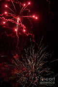 Fireworks 2 Print Unisex , , , Long Sleeve Tee
