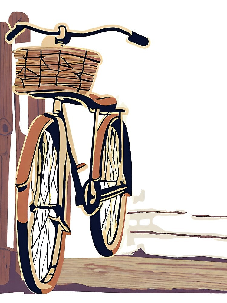 Retro Bicycle by KINGSMILESTORE Unisex , , , Long Sleeve Tee
