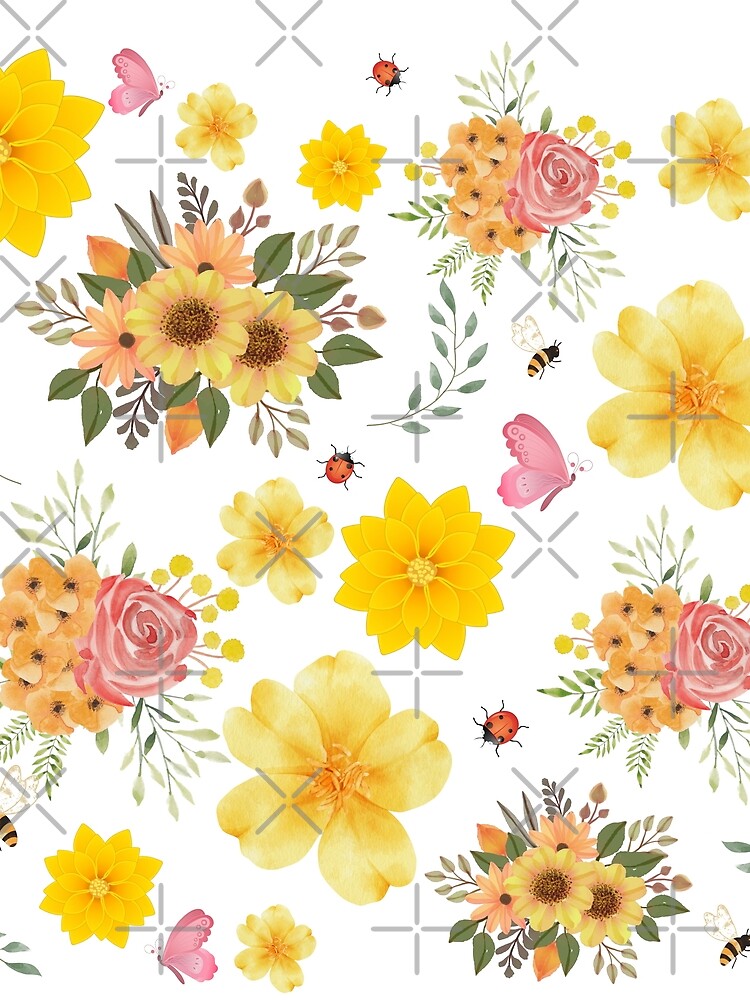 Summer Flowers. by davechi-stone Unisex , , , Long Sleeve Tee