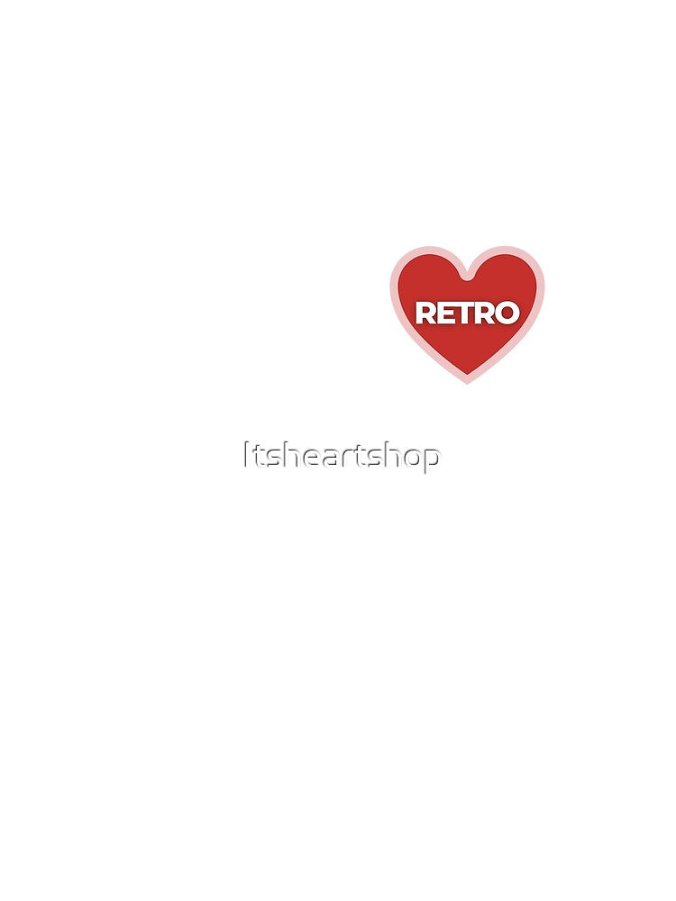 I Heart Retro by Itsheartshop Unisex , , , Long Sleeve Tee