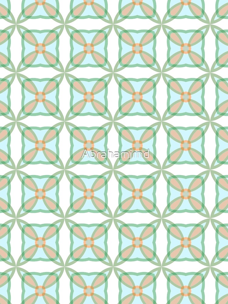 the illusion decoration graphics imagination abstraction seamless colorful repeat pattern by Abrahamjrnd