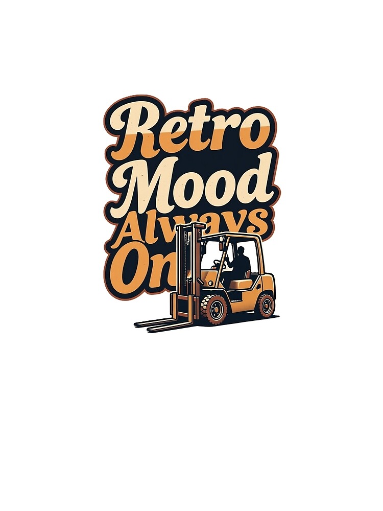 Retro Mood Always On – Vintage Typography Design by RetroNibylander Unisex , , , Long Sleeve Tee