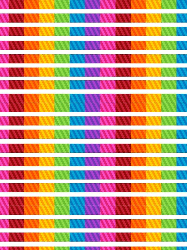 Rectangular Rainbow III by banditjoj Unisex , , , Long Sleeve Tee