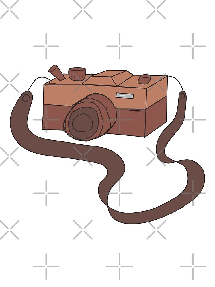 Retro Camera by Potattoo Unisex , , , Long Sleeve Tee