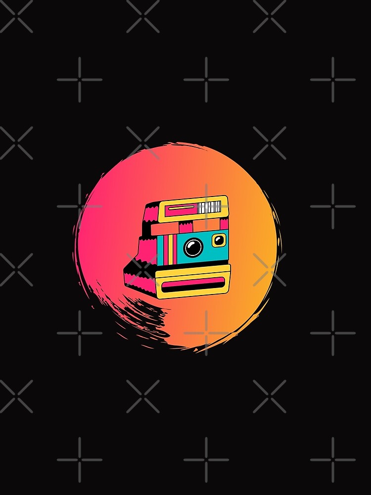 Retro camera by corralmontana Unisex , , , Long Sleeve Tee