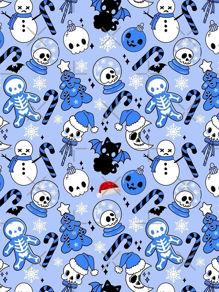 Cute Aesthetic Christmas Art Seamless Pattern by ChainsArt