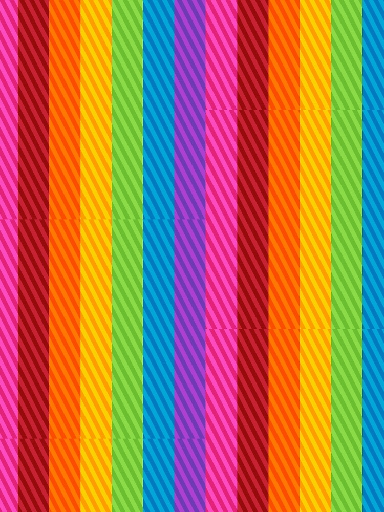 Rectangular Rainbow II by banditjoj Unisex , , , Long Sleeve Tee