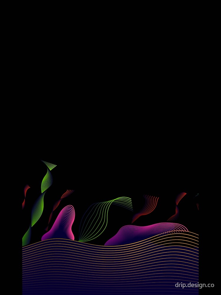 Retro Colors by drip.design.co Unisex , , , Long Sleeve Tee