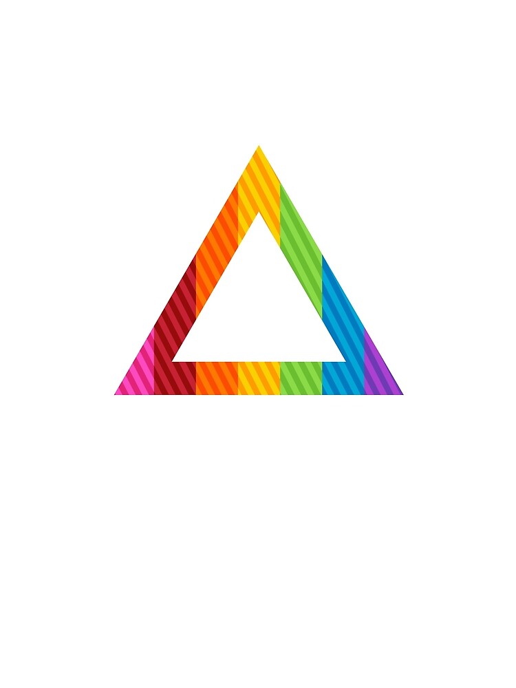 Rainbow 'Riangle II by banditjoj Unisex , , , Long Sleeve Tee