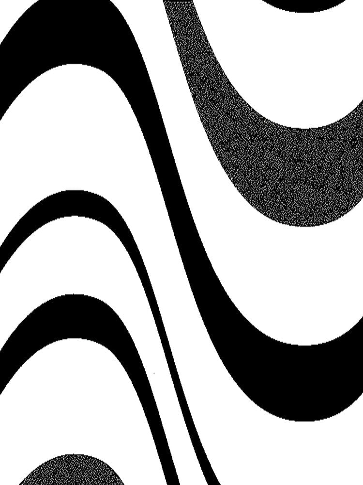 White and Black Retro by pro2ozoa Unisex , , , Long Sleeve Tee