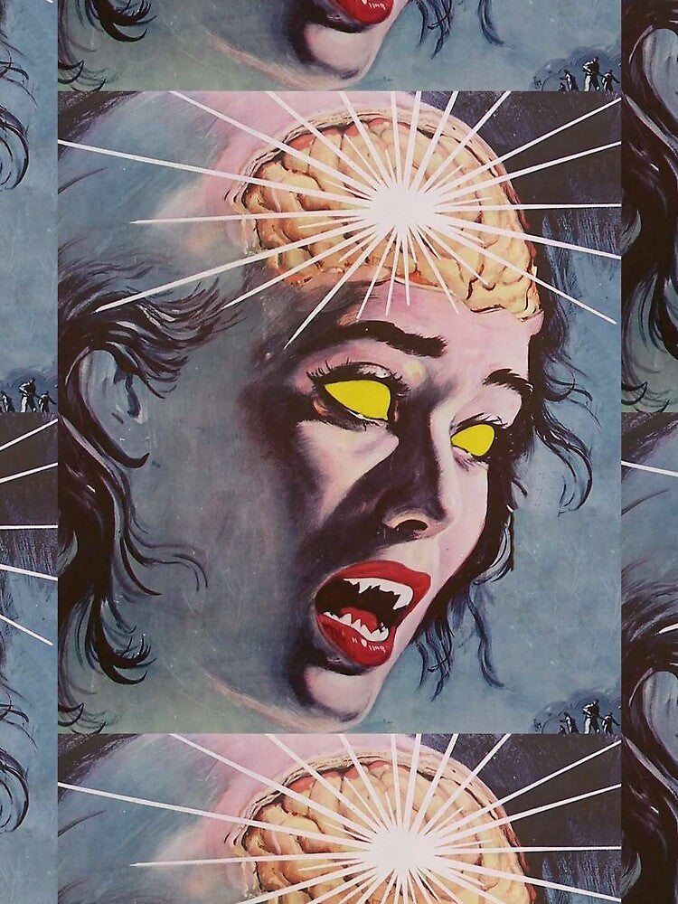 Vampire Brain / Vintage Halloween Comic by catacore