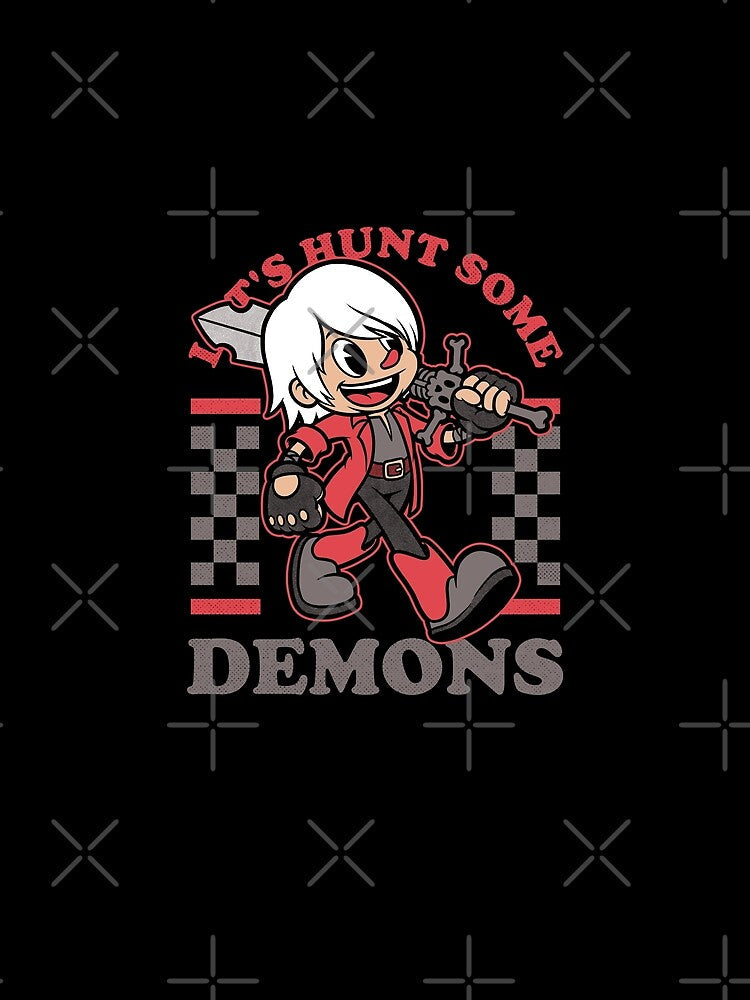 Game Mascot Devil Hunter by Studio Mootant Unisex , , , Long Sleeve Tee