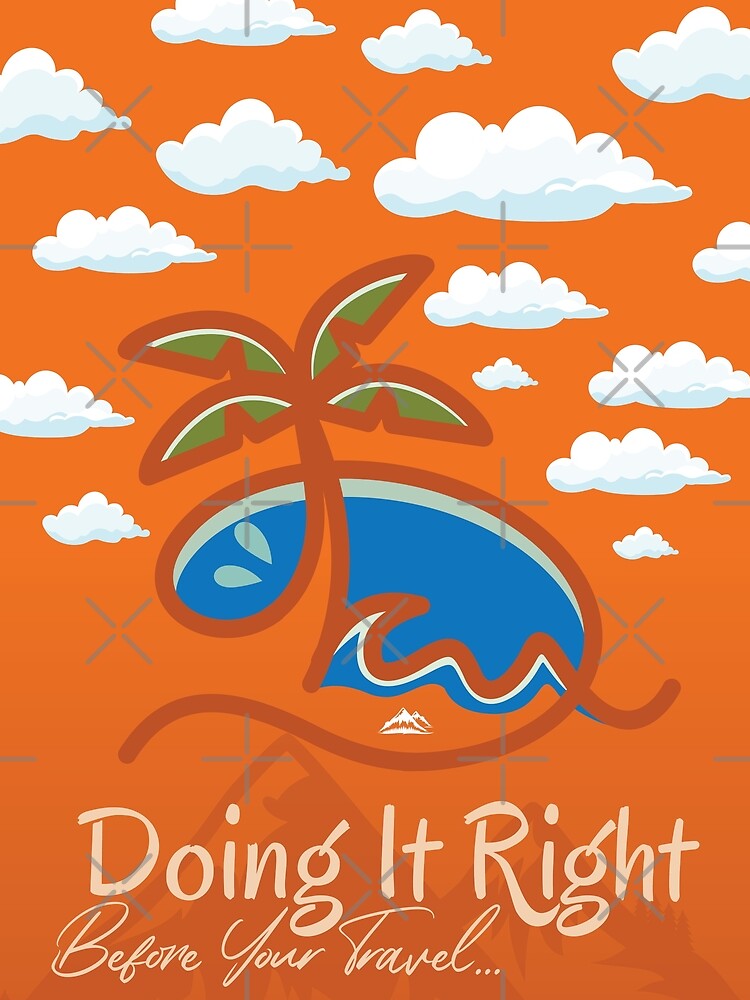 Doing it right, before your travel - travel by cruzzcreation Unisex , , , Long Sleeve Tee