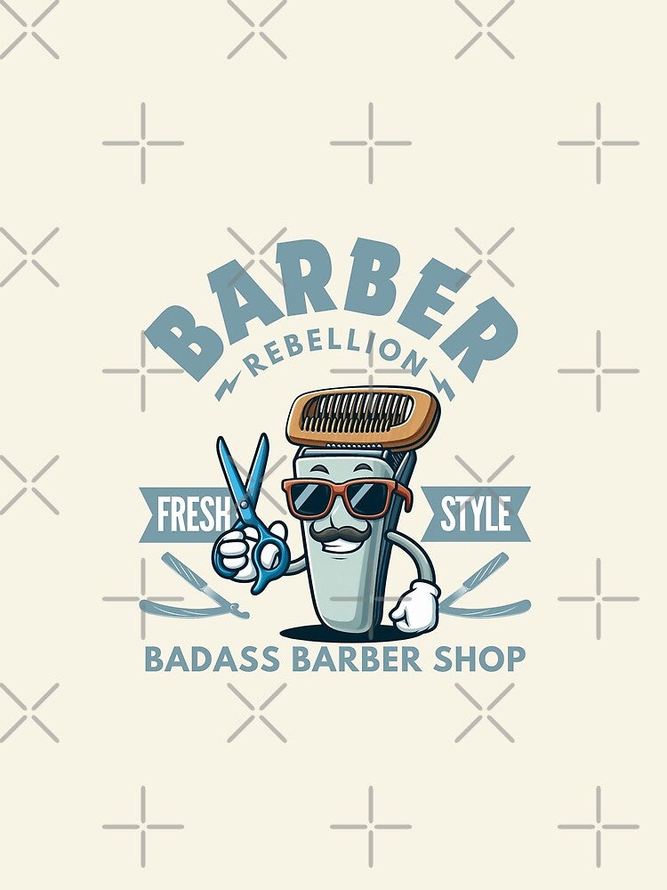 Barber fresh style by Peerless-Prime Unisex , , , Long Sleeve Tee