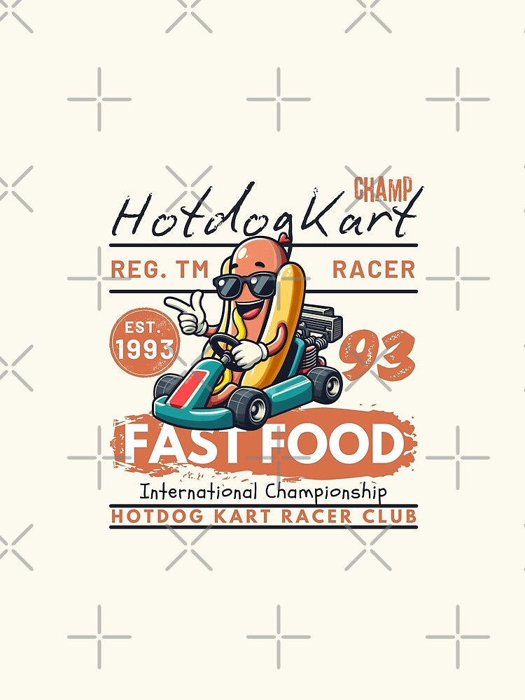 Hotdog kart by Peerless-Prime Unisex , , , Long Sleeve Tee