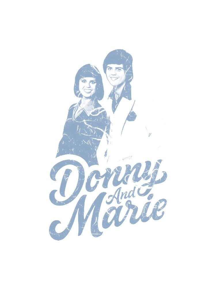 Retro Donny And Marie Osmond by Tiffany Chase Unisex , , , Long Sleeve Tee