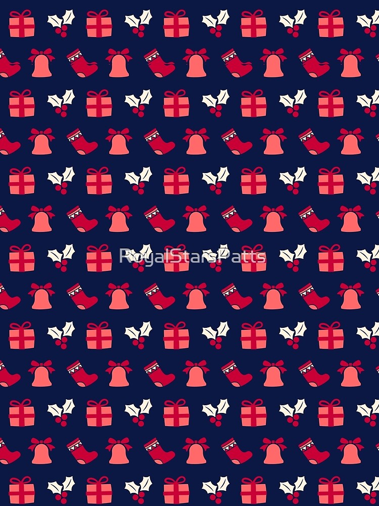 Brown Bells Merry Christmas Holiday Pattern    - Anniversary Gifts by RoyalStarsPatts