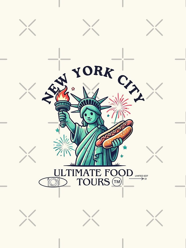 New York food by Peerless-Prime Unisex , , , Long Sleeve Tee