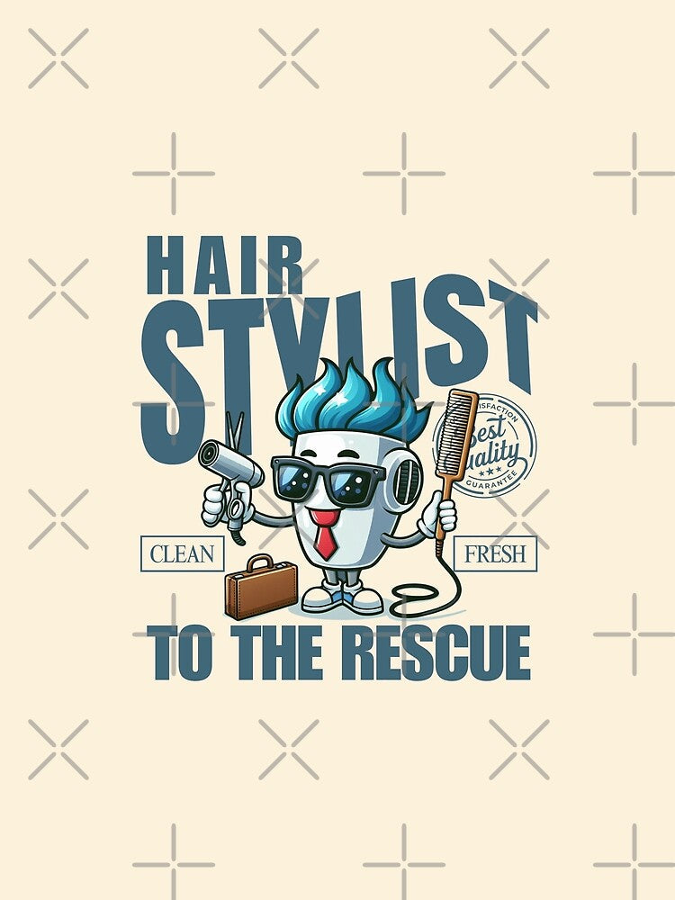 Hair stylist to the rescue by Peerless-Prime Unisex , , , Long Sleeve Tee