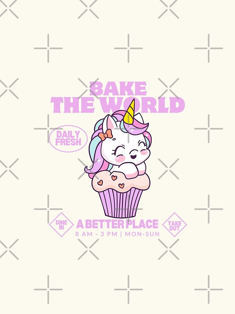 Daily fresh cupcake by Peerless-Prime Unisex , , , Long Sleeve Tee