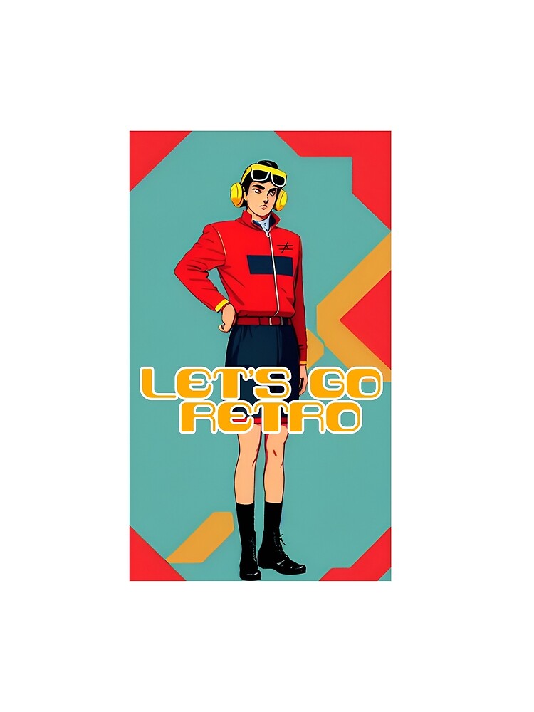 Let's Go Retro by AsolsArts Unisex , , , Long Sleeve Tee