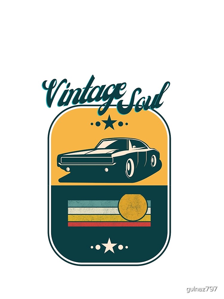 vintage soul Gender Neutral adult Retro fashion retro cars retro aesthetic classic car by gulnaz797