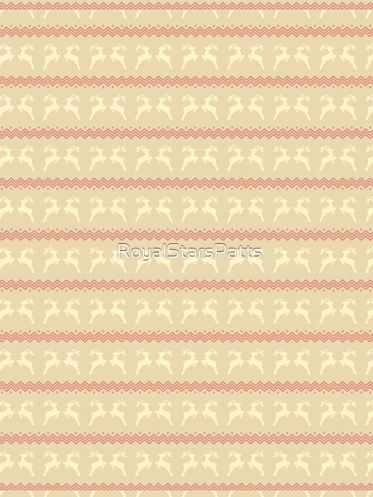 Elegant Tree Reindeer Happy Holiday Christmas Pattern    - Best Gifts For Dad by RoyalStarsPatts