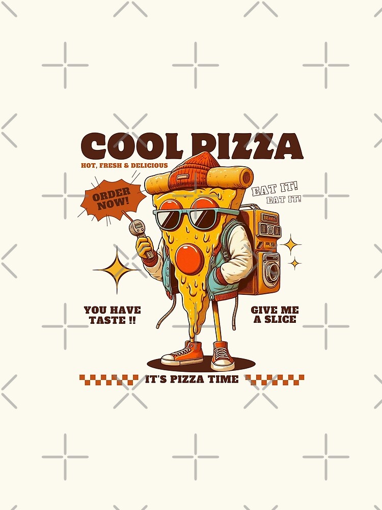 Cool pizza by Peerless-Prime Unisex , , , Long Sleeve Tee